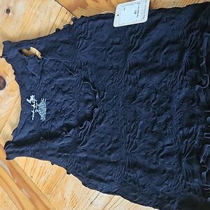 NWT Free People Here for You stretchy crop tank black size m/l
